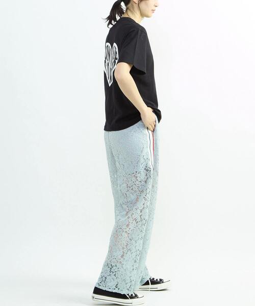 CONVERSE TOKYO パンツ SIDE LINE LACE PANTS レディース : ZOZOTOWN