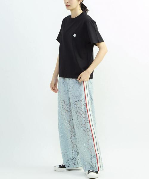CONVERSE TOKYO パンツ SIDE LINE LACE PANTS レディース : ZOZOTOWN