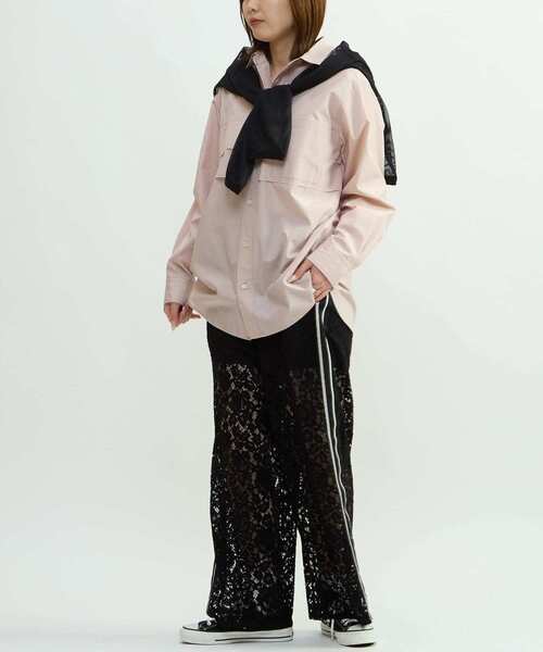 CONVERSE TOKYO パンツ SIDE LINE LACE PANTS レディース : ZOZOTOWN