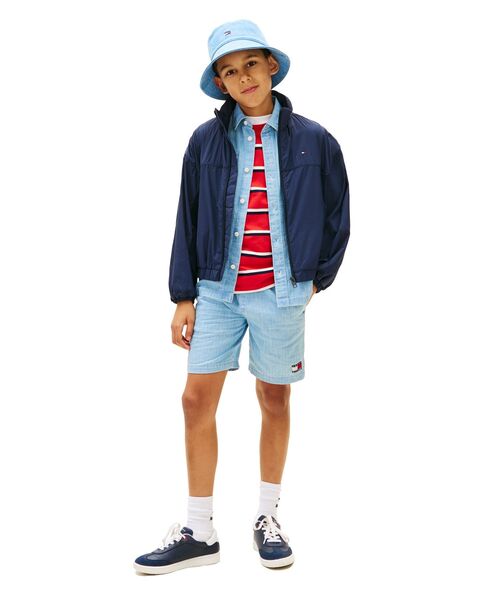 ベビー BOYS ウェーブフラッグヘリンボーンショートパンツの画像