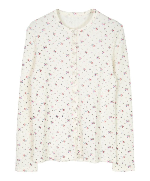 「miette」 ニットカーディガン M アイボリー レディース_画像3