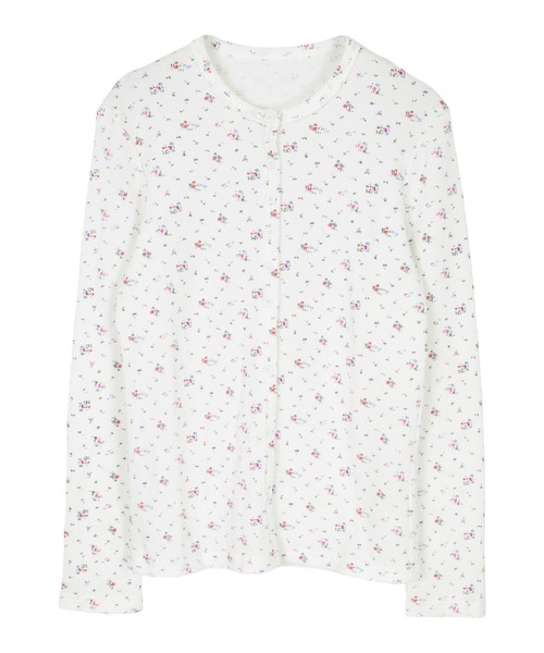 「miette」 ニットカーディガン M アイボリー レディース_画像4