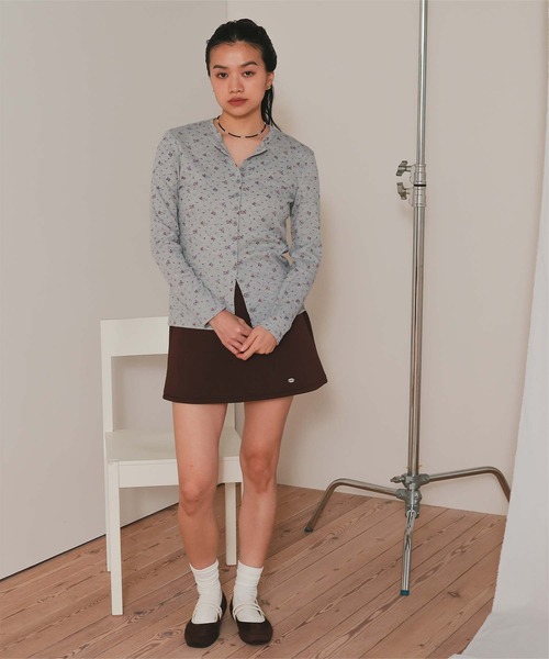 「miette」 ニットカーディガン M アイボリー レディース_画像7