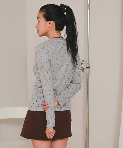 「miette」 ニットカーディガン M アイボリー レディース_画像8