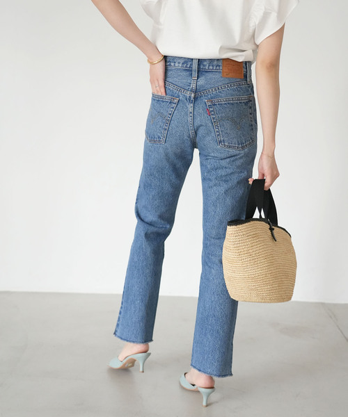 SLOBE IENA（スローブイエナ） 「Levi's」デニムパンツ 25cm ブルー