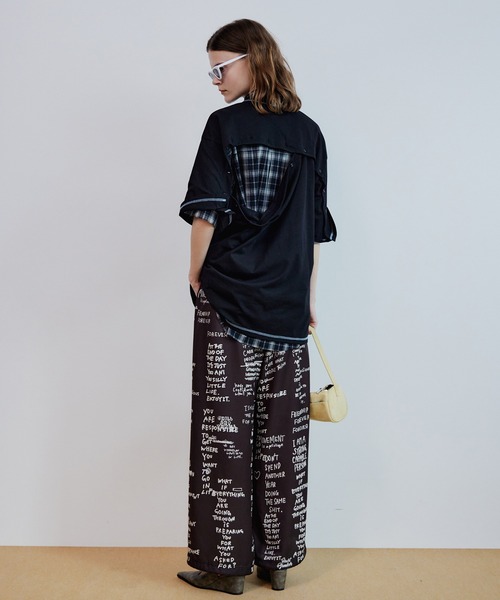 MAISON SPECIAL（メゾンスペシャル） パンツ Hand Logo Easy Pants