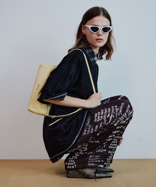 MAISON SPECIAL（メゾンスペシャル） パンツ Hand Logo Easy Pants