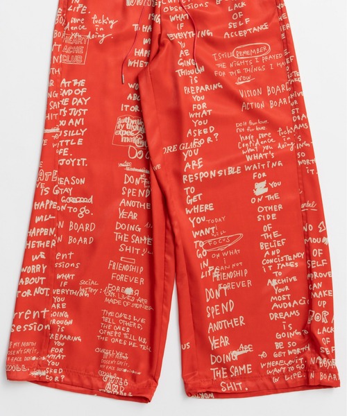 MAISON SPECIAL（メゾンスペシャル） パンツ Hand Logo Easy Pants