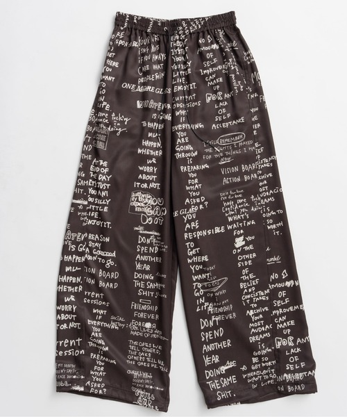 MAISON SPECIAL（メゾンスペシャル） パンツ Hand Logo Easy Pants