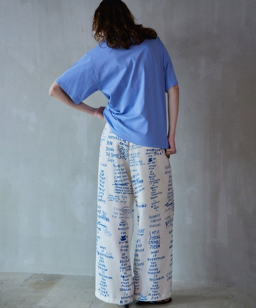 MAISON SPECIAL（メゾンスペシャル） パンツ Hand Logo Easy Pants
