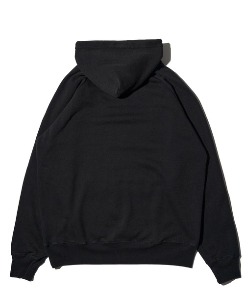 「Healthknit」 プルオーバーパーカー MEDIUM ブラック メンズ_画像7