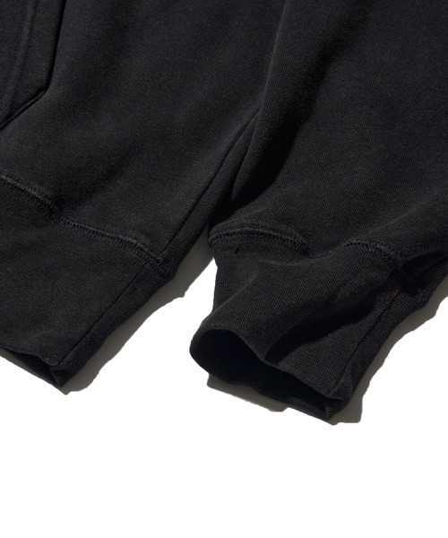 「Healthknit」 プルオーバーパーカー MEDIUM ブラック メンズ_画像9