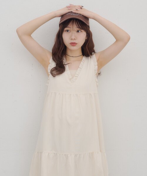Discoat（ディスコート） ワンピース 「umm./WEB限定」裾レース