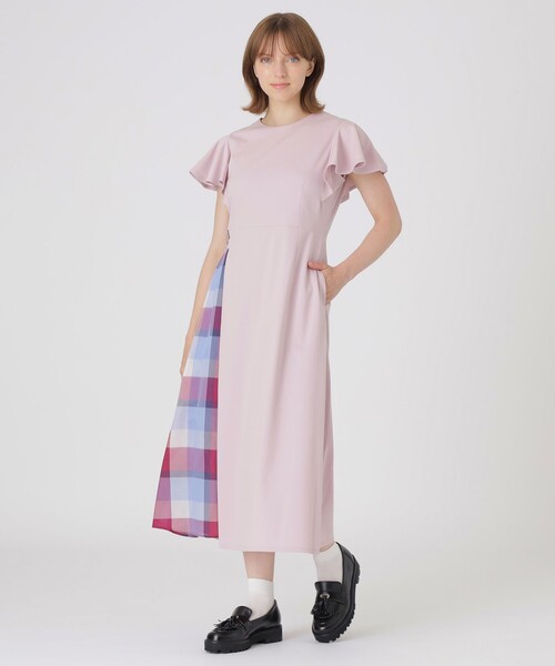 新品　未使用　ブルーレーベルクレストブリッジ　シャツワンピース　ピンク　38 BLUE LABEL CRESTBRIDGE（ブルーレーベルクレストブリッジ