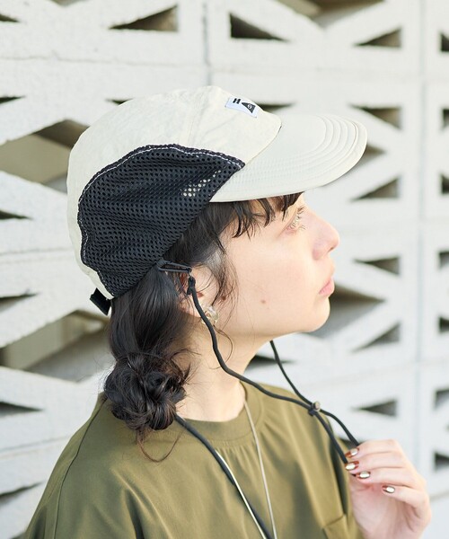 「POLeR」 メッシュキャップ ONE SIZE ベージュ メンズ_画像5