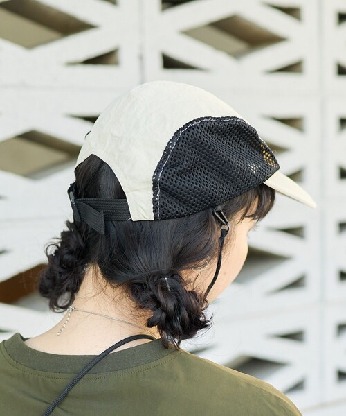 「POLeR」 メッシュキャップ ONE SIZE ベージュ メンズ_画像6