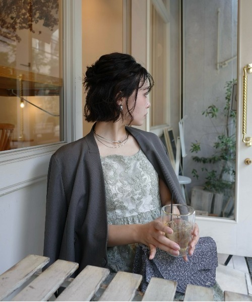 LE'RURE ドレス Sparkle lace A-line dress : ZOZOTOWN Yahoo!店
