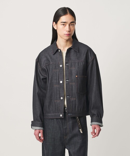 【H BEAUTY&YOUTH】ブラックデニム トラッカージャケット monkey time BEAUTY＆YOUTH UNITED ARROWS デニムジャケット gジャン