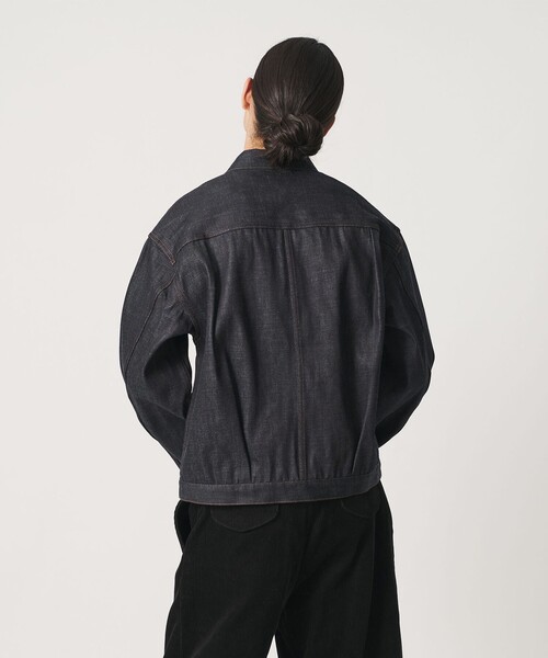 【H BEAUTY&YOUTH】ブラックデニム トラッカージャケット monkey time BEAUTY＆YOUTH UNITED ARROWS デニムジャケット gジャン