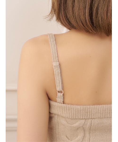 Darich（ダーリッチ） ワンピース アンサンブルケーブルリボンニット