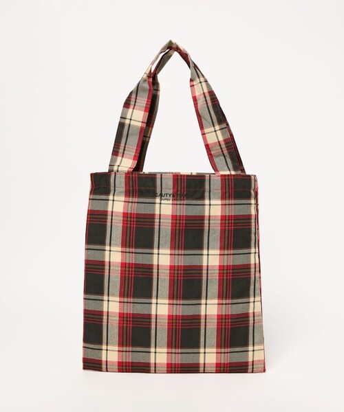 BEAUTY＆YOUTH UNITED ARROWS トートバッグ チェック パッカブル