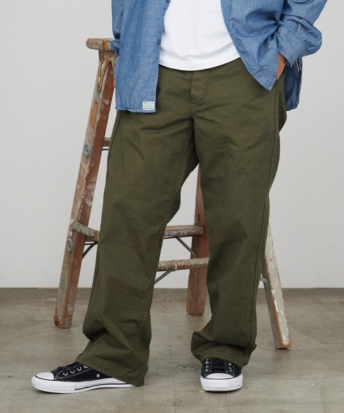 orSlow（オアスロウ） ワイドパンツ チノパン WIDE FIT FRENCH WORK