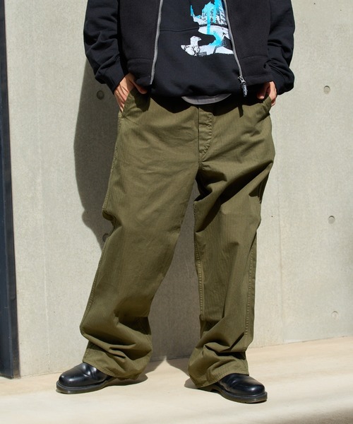 orSlow（オアスロウ） ワイドパンツ チノパン WIDE FIT FRENCH WORK