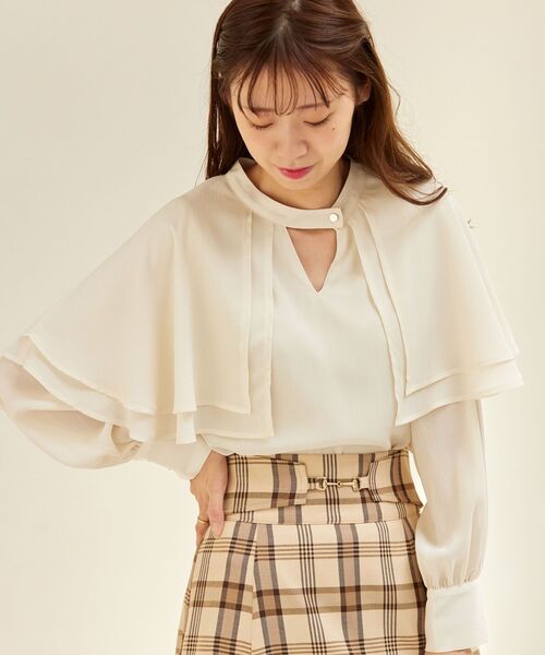 「MAJESTIC LEGON」 長袖ブラウス MEDIUM ブラック レディース_画像6