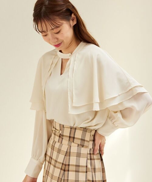 「MAJESTIC LEGON」 長袖ブラウス MEDIUM ブラック レディース_画像8