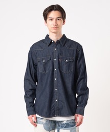 Levi's シャツ Levi's/リーバイス ウエスタンシャツ ブルー RED