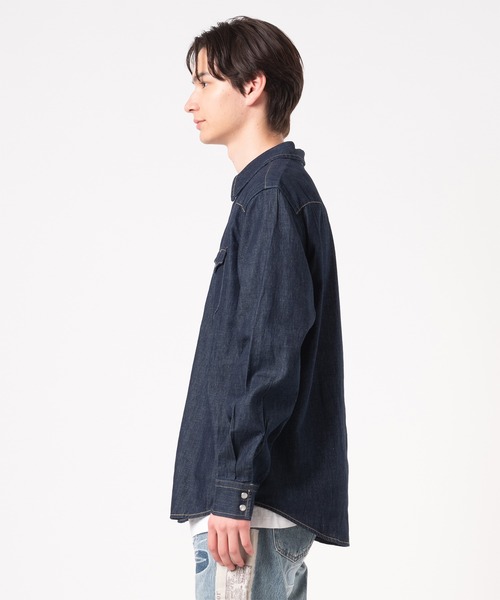Levi's（リーバイス） シャツ ウエスタンシャツ ブルー RED CAST RINSE