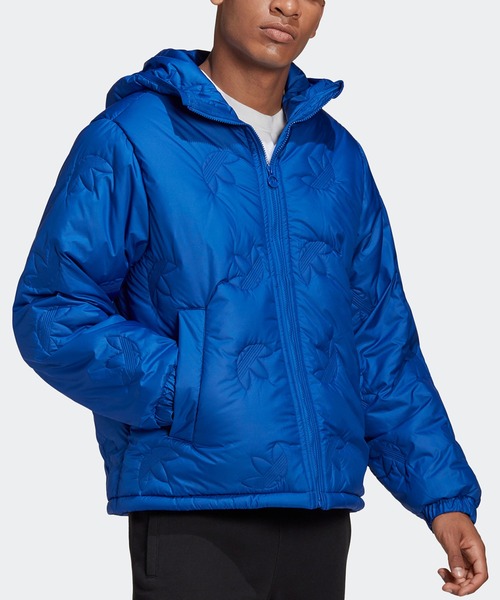 ダウン ダウンジャケット トレフォイル リピート パファー ジャケット アディダスオリジナルス Pcmod Ir