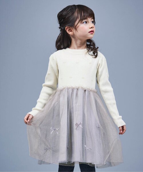 ワンピース お花ニットチュールワンピース Zozotown Paypayモール店 通販 Paypayモール