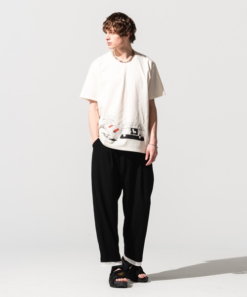 glamb（グラム） ワイドパンツ パンツ Fake layered wide pants 