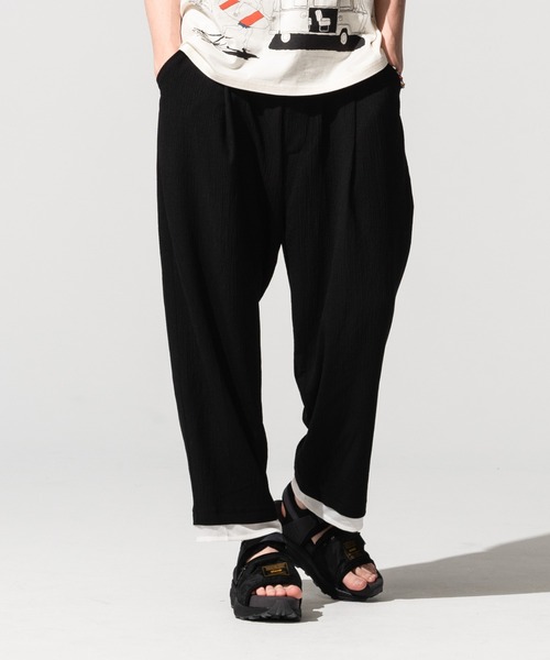 glamb（グラム） ワイドパンツ パンツ Fake layered wide pants 