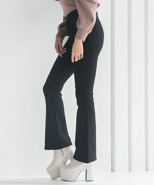 Newlyme パンツ 裏起毛フレアパンツ レディース : ZOZOTOWN Yahoo!店 