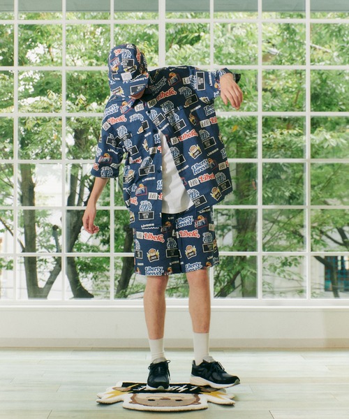 ブラウス シャツ LIBERE リベーレ / STICKER PACK SHIRT ビッグシルエットステッカーパックシャツ / 221250 レディー LIBERE ブラウス シャツ リベーレ / STICKER PACK SHIRT ビッグ