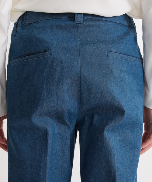 パンツ デニム ジーンズ サイドゴムフレアデニムスラックス|ZOZOTOWN |17