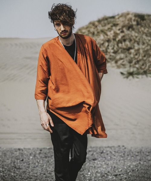 NO ID.（ノーアイディー） カーディガン 「NO ID.」Drape Wrap 3/4