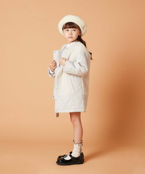 110-140㎝】中綿キルト コート / 組曲 KIDS | ファッション通販