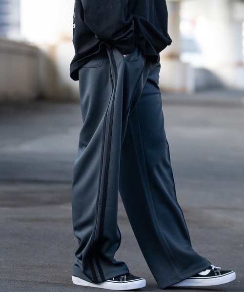 LAD MUSICIAN トラックパンツ　ジャージ　44 レッド セール】アーカイブトラックパンツ（ジャージ） / アディダス