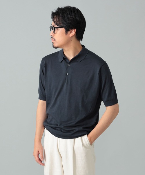 JOHN SMEDLEY メンズポロシャツ（サイズ（S/M/L）：S）｜トップス