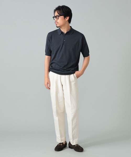 ジョンスメドレー JOHN SMEDLEY REID コットン ポロシャツ S JOHN SMEDLEY（ジョンスメドレー） ポロシャツ JOHN SMEDLEY / REID