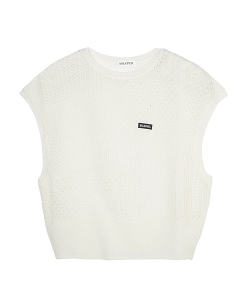 tシャツ Tシャツ レディース SHEER KNIT TOP｜zozo