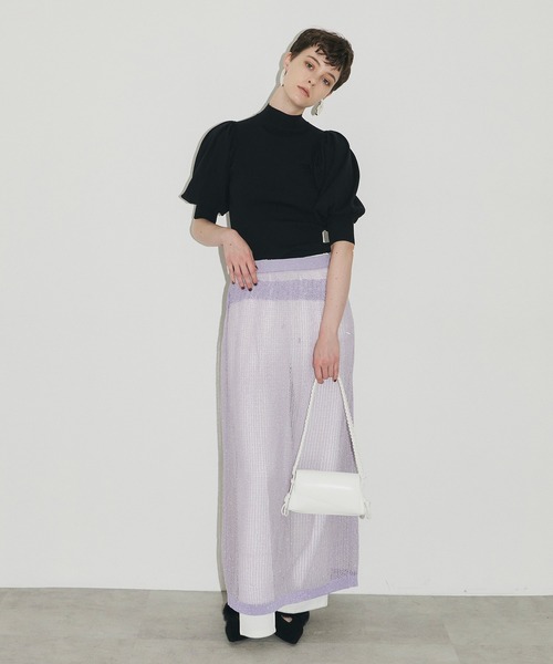 LA BELLE ETUDE ニット セーター ボリュームパフ半袖knit レディース  