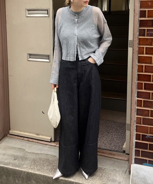 【新品未使用品】Audrey and John Wad デニムバギーパンツ　M Audrey and John Wad マルチサイズ ジーンズ デニム デニム