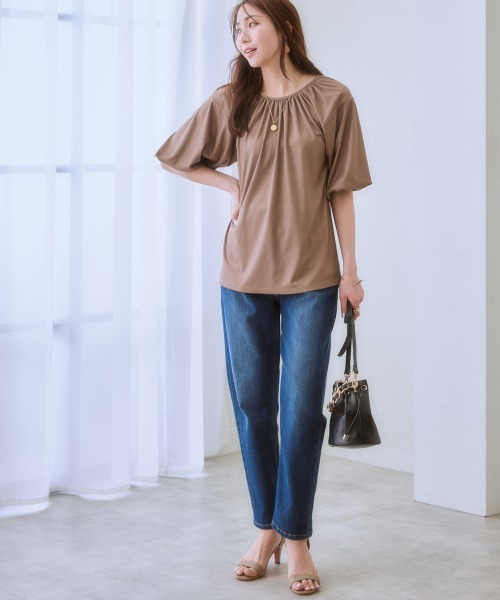 7days Life Styling ブラウス シャツ 「ひんやり接触冷感