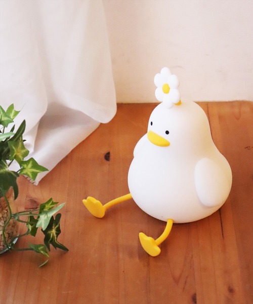 BAYBLO 照明 (SB)ちょこんと座る アヒルさん シリコン ルームライト