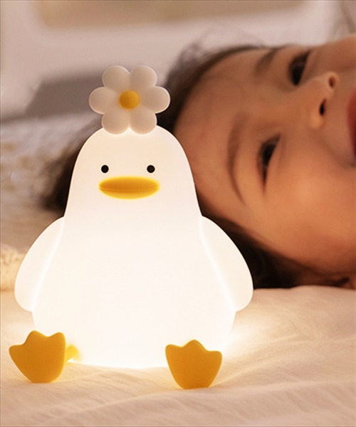 BAYBLO 照明 (SB)ちょこんと座る アヒルさん シリコン ルームライト