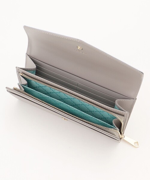 国内配送★TOCCA★ロングウォレット シンプルで使いやすい◎ TOCCA 財布 LETTERA LONG WALLET 長財布 レディース : ZOZOTOWN